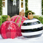 Christmas Ornament Ball Outdoor Pvc 60CM PVC Giant Big Large Balls