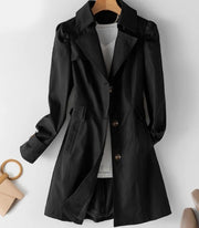 Trench coat women's new spring and autumn coat Korean style slim long