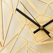 Geometric pattern wall clock