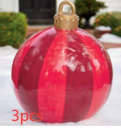 Christmas Ornament Ball Outdoor Pvc 60CM PVC Giant Big Large Balls
