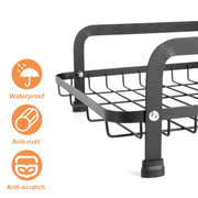 1Pc  2-Tier Rustproof Dish Drying Rack For Kitchen Counter With Drainboard Detachable Kitchen Drainer