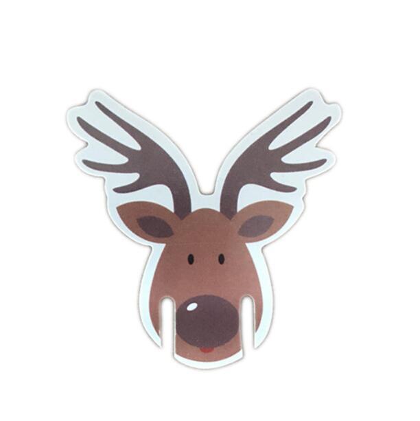 10 Pcs Lot Paper Red Christmas Hat Wine Champagne Tipple Cup Card Christmas Party