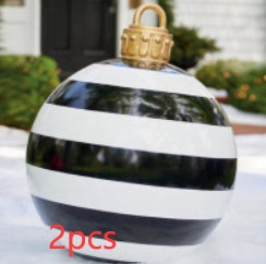 Christmas Ornament Ball Outdoor Pvc 60CM PVC Giant Big Large Balls