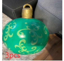 Christmas Ornament Ball Outdoor Pvc 60CM PVC Giant Big Large Balls
