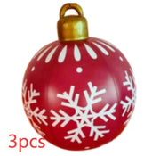 Christmas Ornament Ball Outdoor Pvc 60CM PVC Giant Big Large Balls