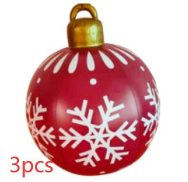 Christmas Ornament Ball Outdoor Pvc 60CM PVC Giant Big Large Balls