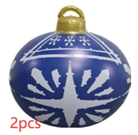 Christmas Ornament Ball Outdoor Pvc 60CM PVC Giant Big Large Balls