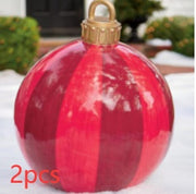 Christmas Ornament Ball Outdoor Pvc 60CM PVC Giant Big Large Balls