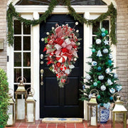 Christmas Wreath Candy Upside Down Tree  Window Door Wall Hanging Decoration