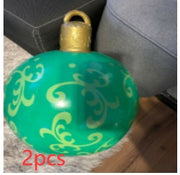 Christmas Ornament Ball Outdoor Pvc 60CM PVC Giant Big Large Balls