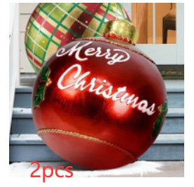 Christmas Ornament Ball Outdoor Pvc 60CM PVC Giant Big Large Balls