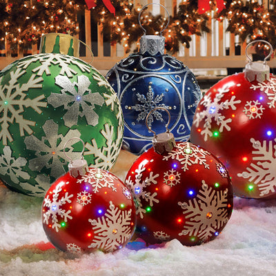Christmas Ornament Ball Outdoor Pvc 60CM PVC Giant Big Large Balls