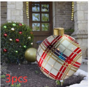 Christmas Ornament Ball Outdoor Pvc 60CM PVC Giant Big Large Balls