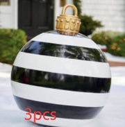 Christmas Ornament Ball Outdoor Pvc 60CM PVC Giant Big Large Balls