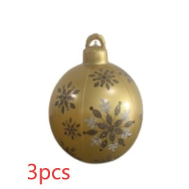 Christmas Ornament Ball Outdoor Pvc 60CM PVC Giant Big Large Balls