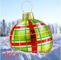 Christmas Ornament Ball Outdoor Pvc 60CM PVC Giant Big Large Balls