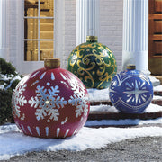 Christmas Ornament Ball Outdoor Pvc 60CM PVC Giant Big Large Balls