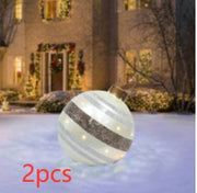 Christmas Ornament Ball Outdoor Pvc 60CM PVC Giant Big Large Balls